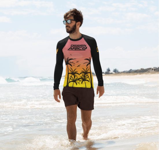 Beach Men's Rash Guard