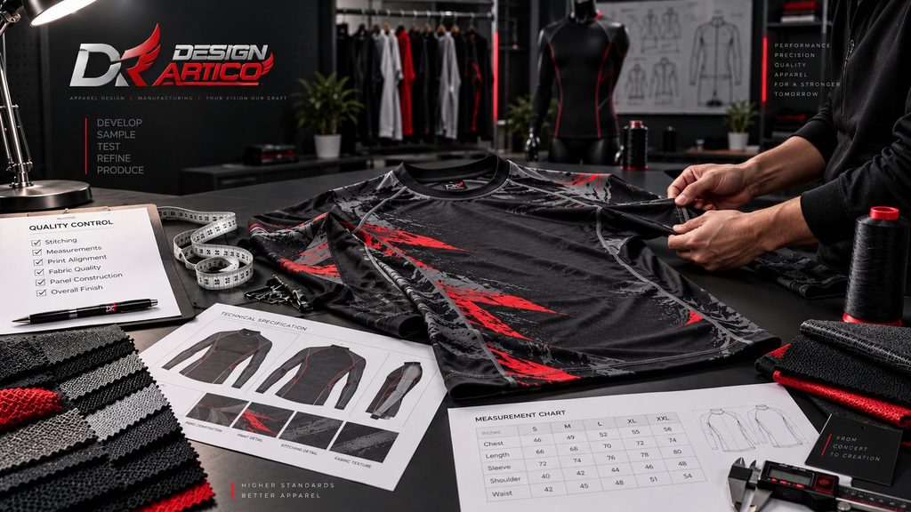 Apparel sample inspection and quality control before bulk production